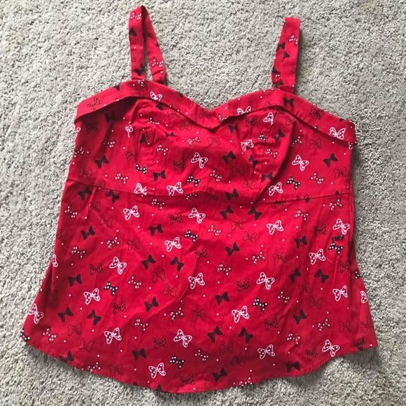 torrid Tops Torrid Disney Womens 2x Minnie Mouse Top Nwt Poshmark